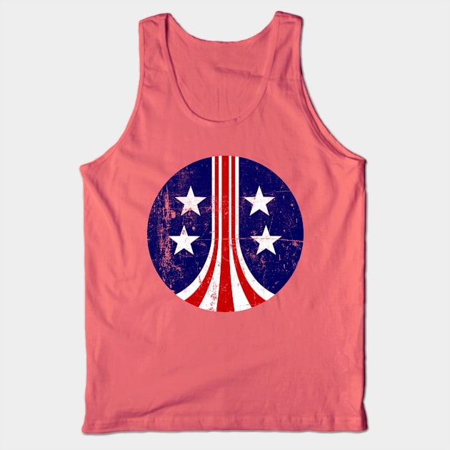 USCM Stars and Stripes Tank Top by synaptyx